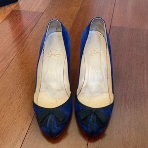 perfect pair of blue heels